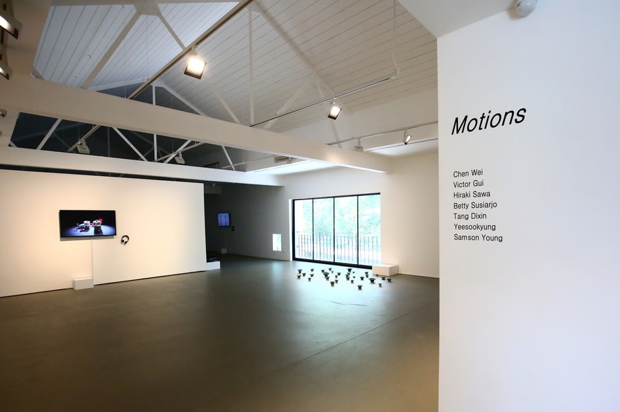 Installation view of "Motions", 2016, Ota Fine Arts Singapore