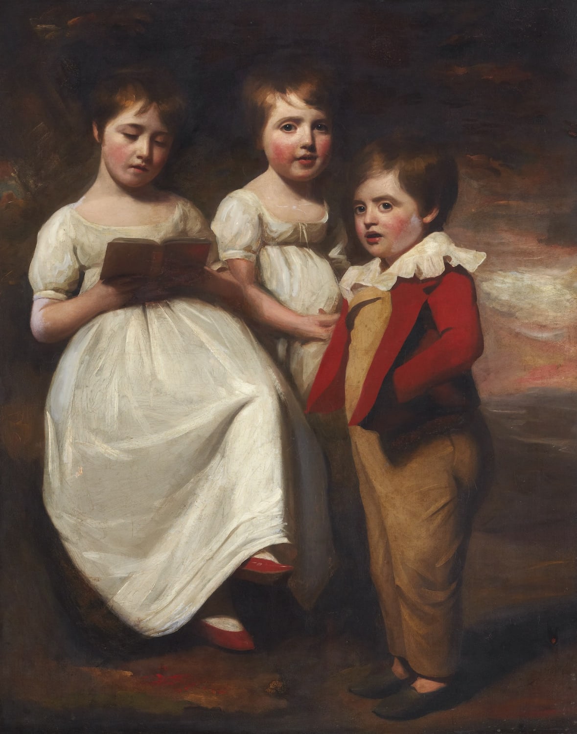 George Watson RSA (1766-1837) The Singing Children  oil on canvas  Bequeathed by Miss Patricia Margaret Playfair Hewan (1986) 2002.09