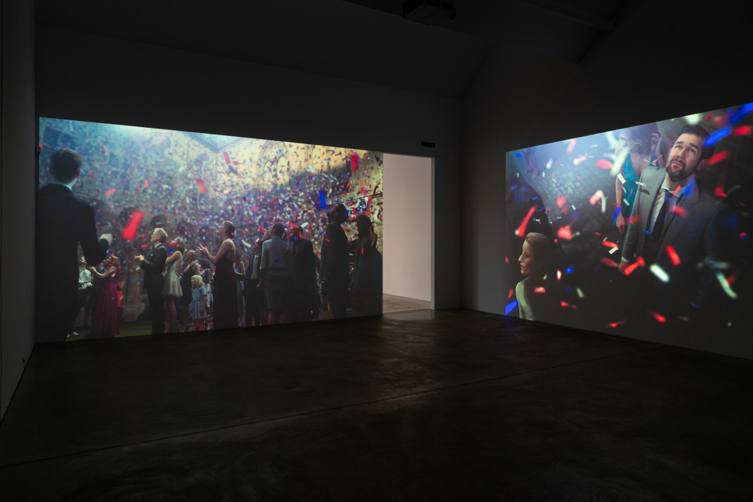David Claerbout, the confetti piece, 2015-2018