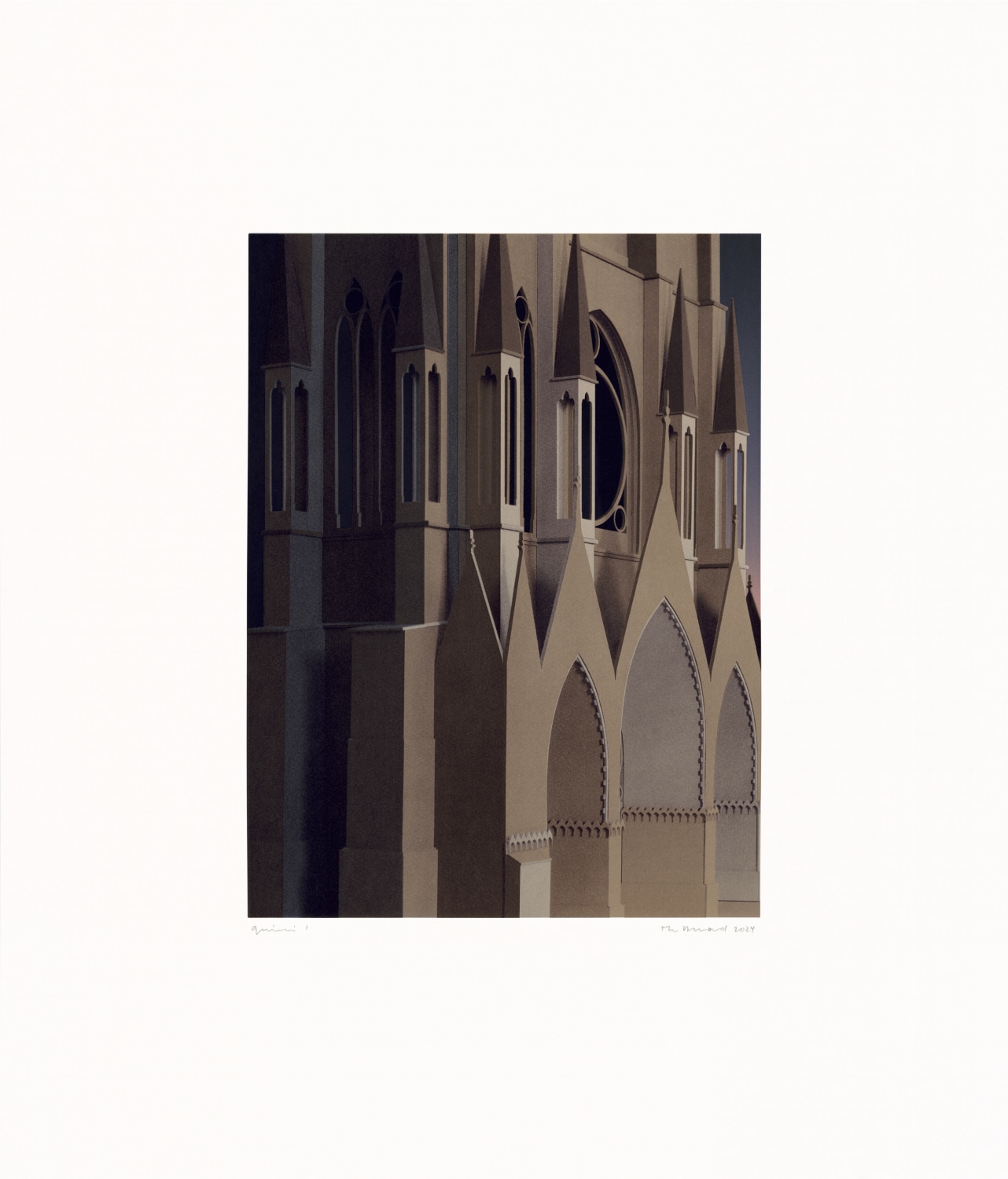 Thomas Demand, Notre-Dame de Reims, 2024
