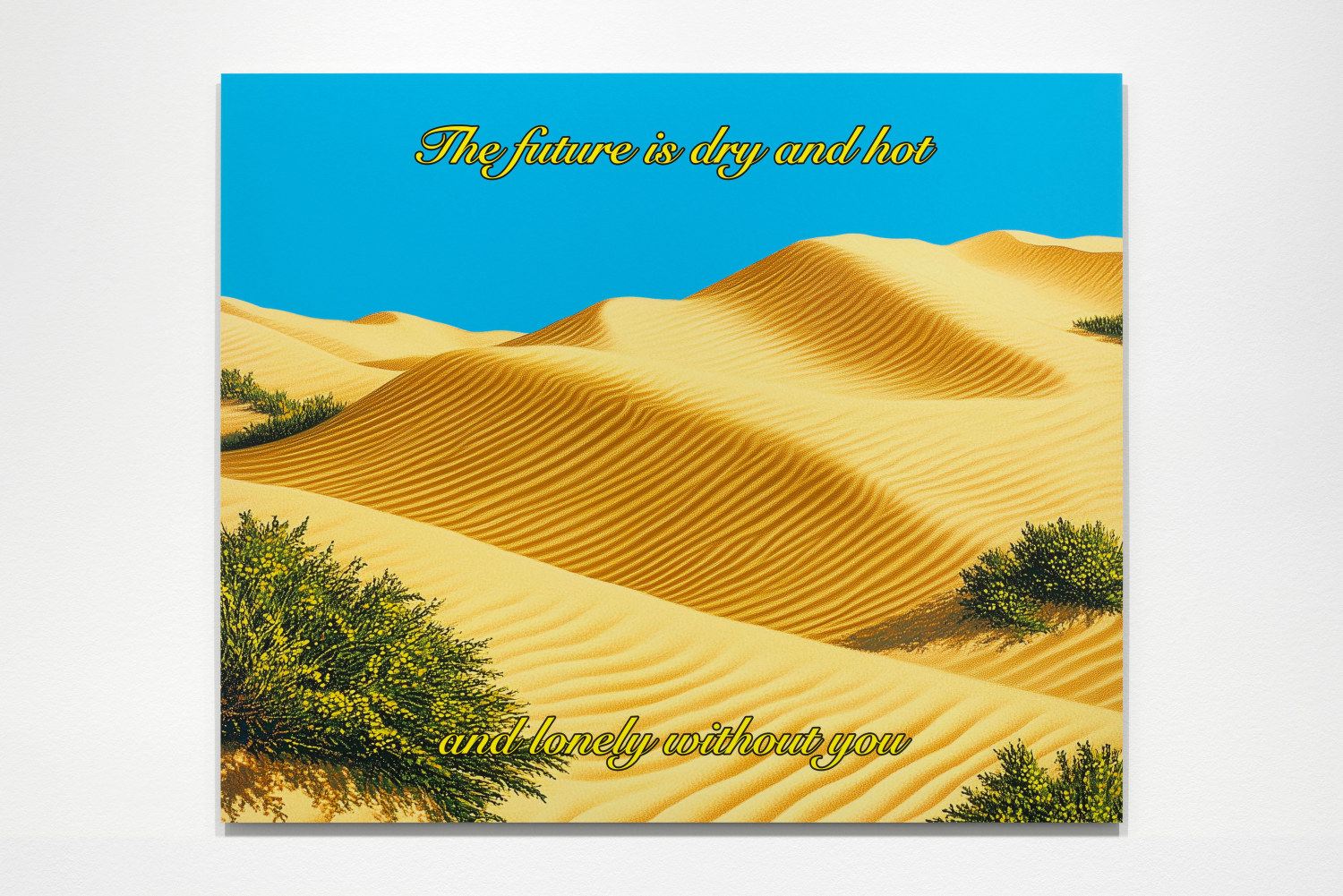 Cemile Sahin, The future is dry and hot, 2025