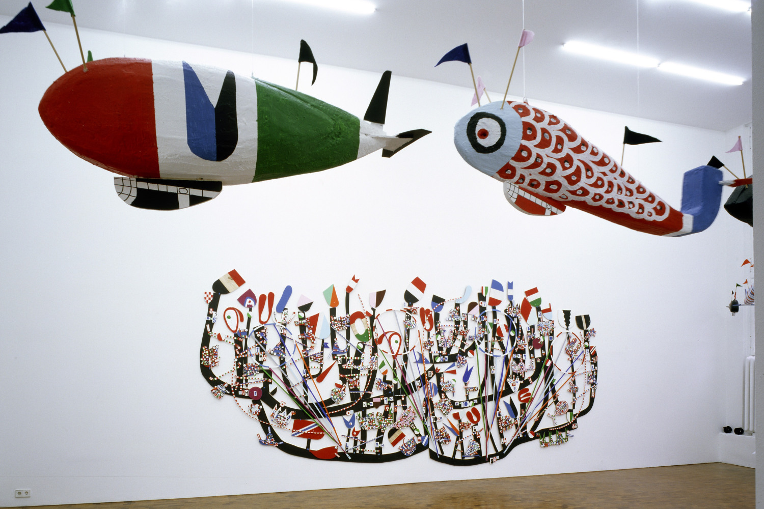 Exhibition view, The Gale Force Precision Dirigible Flying Fact, 2006 © Cartsten Eisfeld