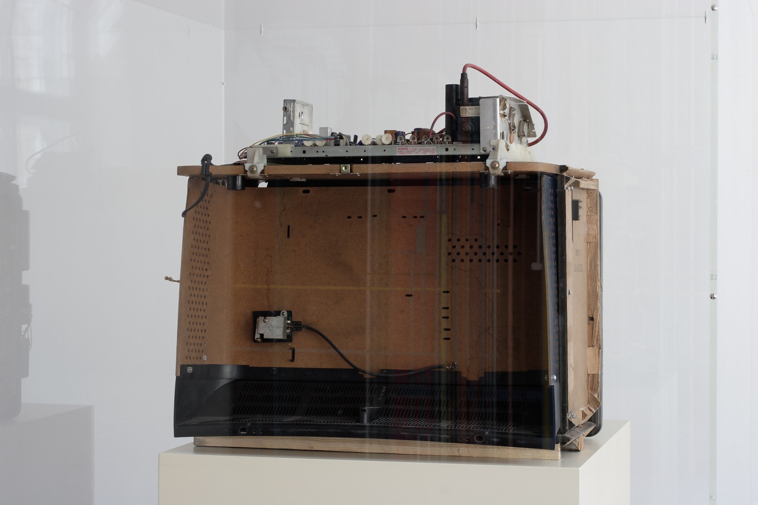 Liu Wei Anti-Matter: Television, 2007 Television 73 x 60 x 60 cm (TV) 170 x 100 x 100 cm (plinth...