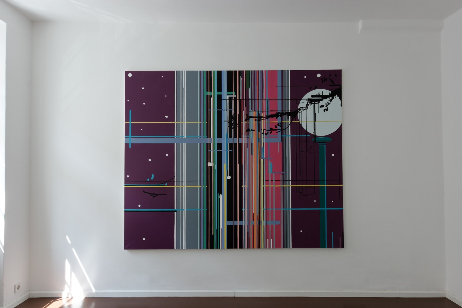 Liu Wei Purple air P, 2008 Acrylic on canvas 180 x 220 x 3 cm Photo © Carsten Eisfeld