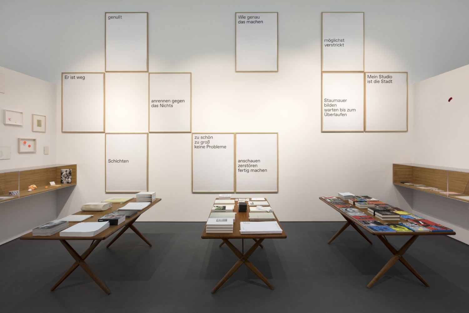 Esther Schipper Bookstore Karin Sander. Books and Works