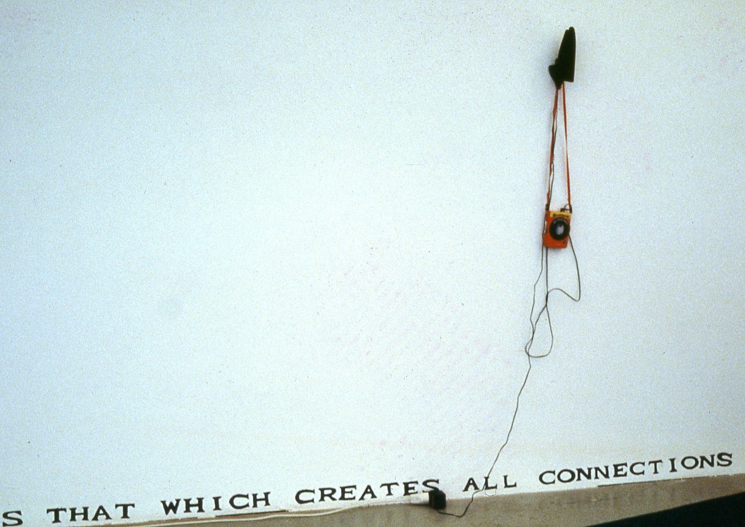Exhibition view: Once upon a time in City Bild, Esther Schipper, Cologne, 1990. Photo © Lothar Schnepf
