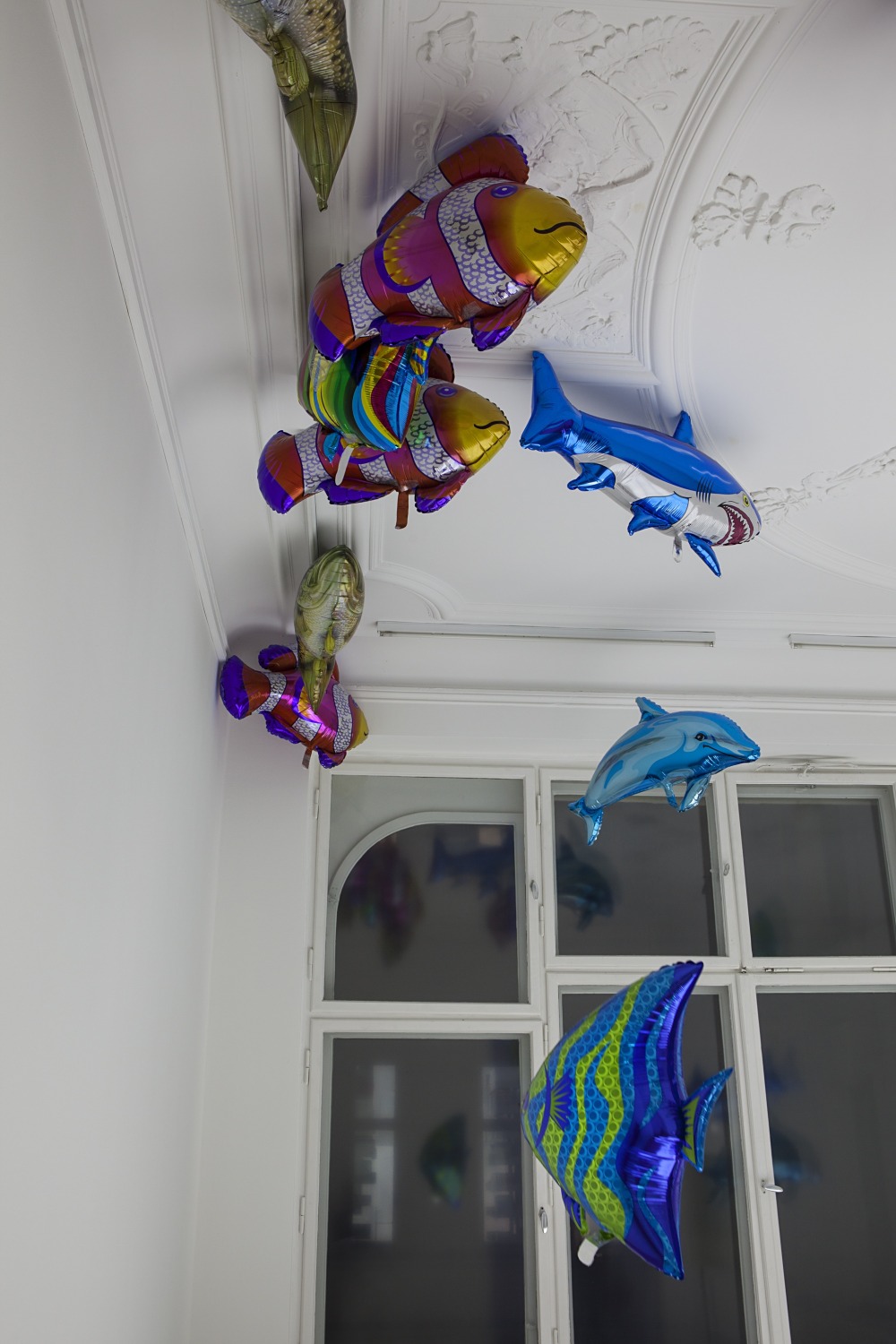Quasi Objects: My Room is a Fish Bowl, AC/DC Snakes, Happy Ending, Il Tempo del Postino, Opalescent acrylic glass podium,...