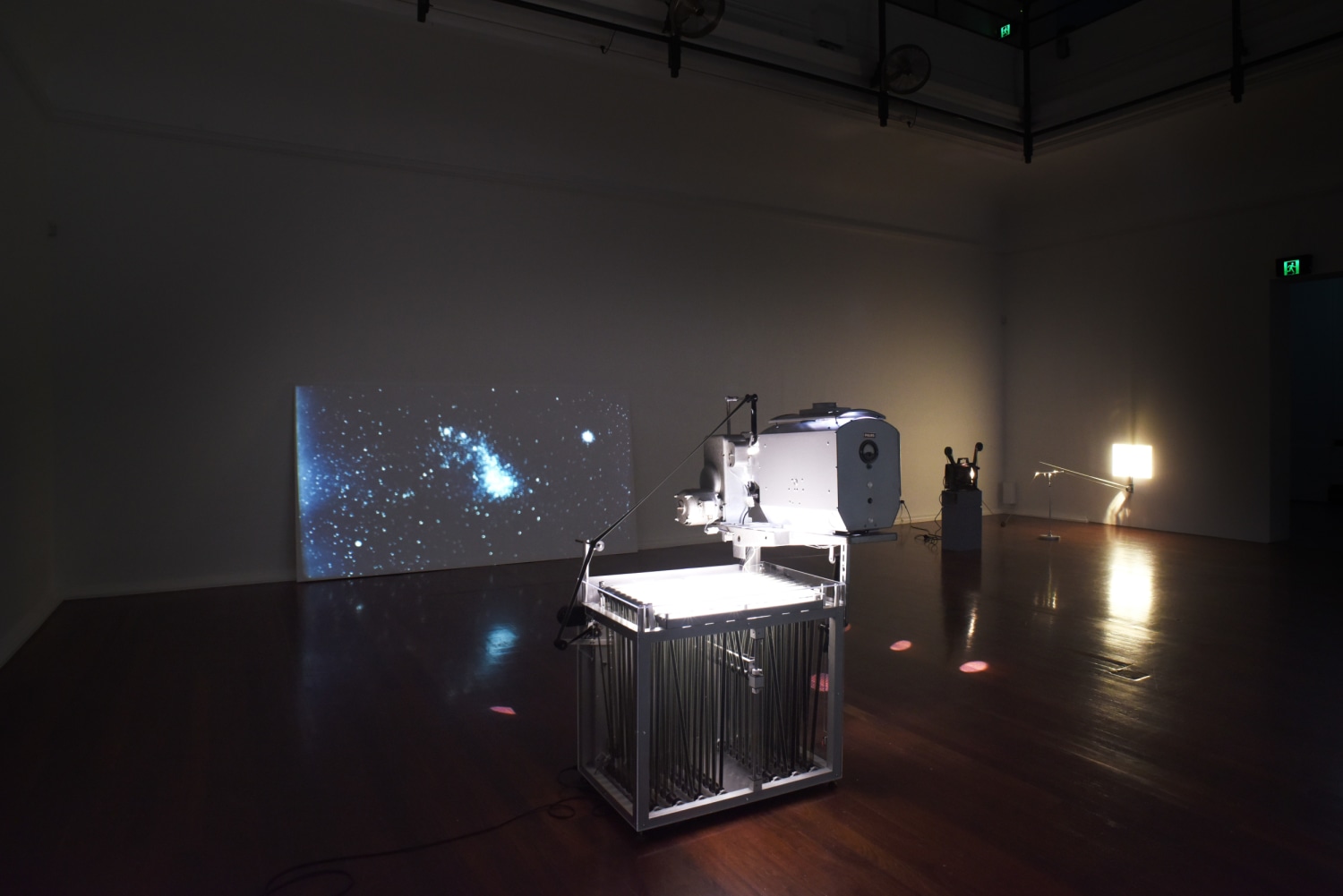 Exhibition view: Rosa Barba, Emanations, 2023, PICA – Perth Institute of Contemporary Arts, Perth, 2023. © Rosa Barba / VG...