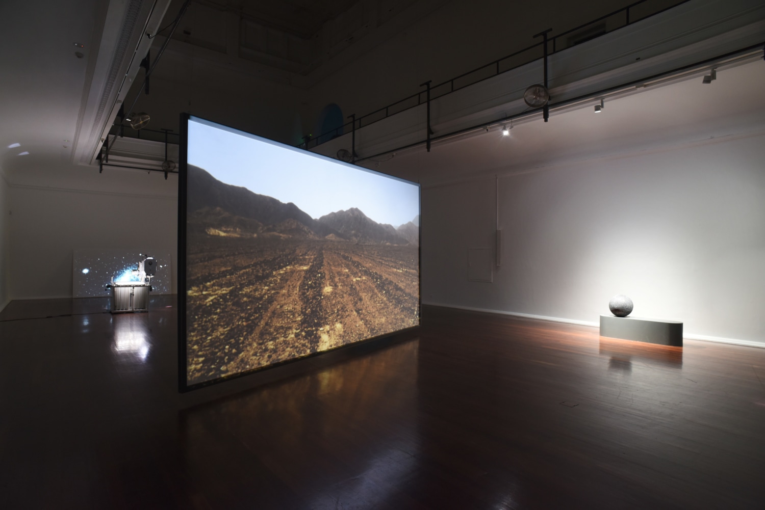 Exhibition view: Rosa Barba, Emanations, 2023, PICA – Perth Institute of Contemporary Arts, Perth, 2023. © Rosa Barba / VG...