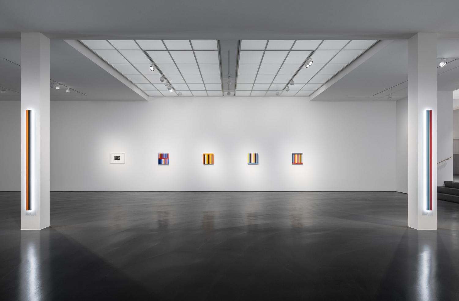 Exhibition view: Liam Gillick, Fact Structures Amount Structures Language Structures, Esther Schipper, Berlin, 2024. Photo © Andrea Rossetti