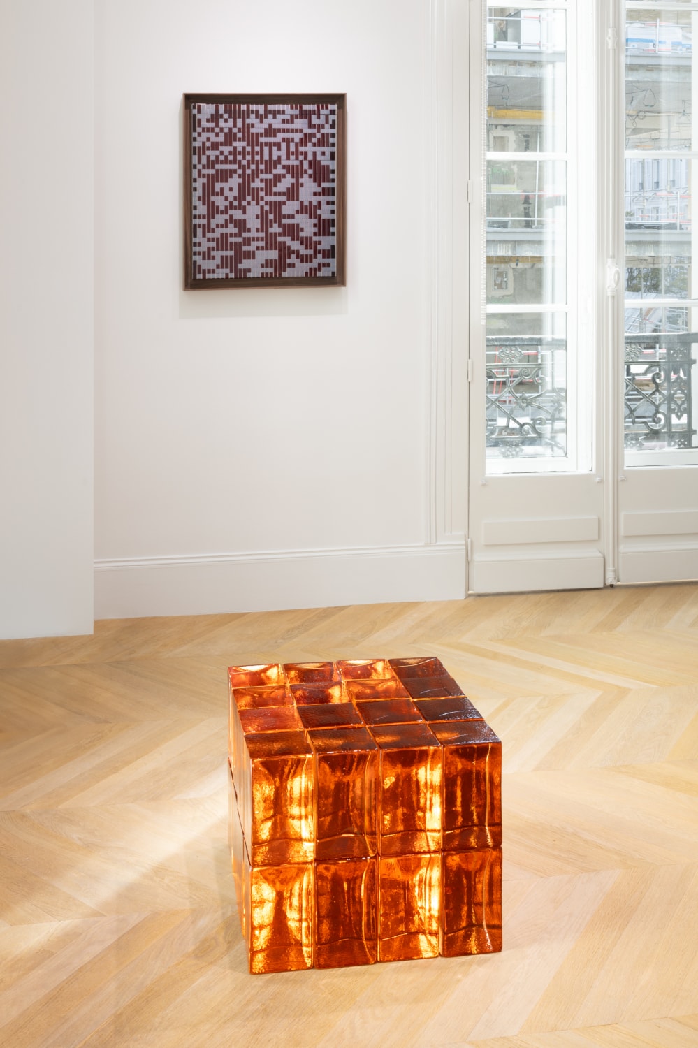 Exhibition view: Mutable Structures, Esther Schipper, Paris, 2024. Photo © Andrea Rossetti