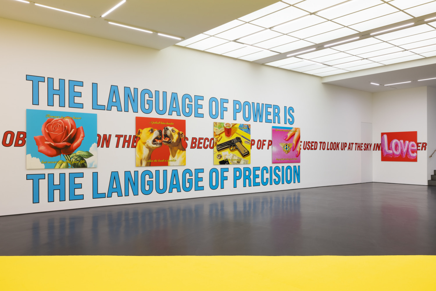 Exhibition view: Cemile Sahin, ROAD RUNNER, Esther Schipper, Berlin, 2025. Photo: © Andrea Rossetti
