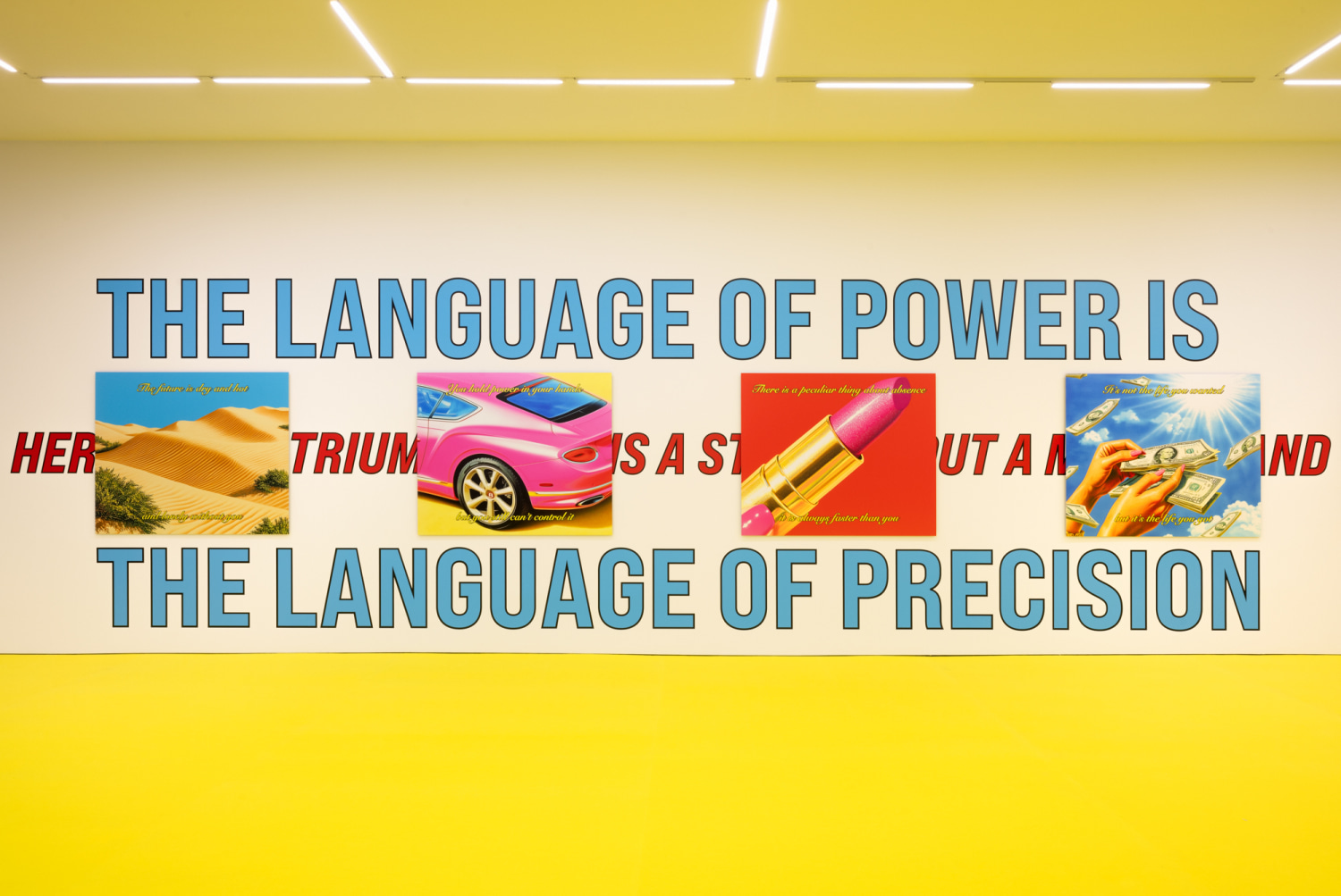 Exhibition view: Cemile Sahin, ROAD RUNNER, Esther Schipper, Berlin, 2025. Photo: © Andrea Rossetti
