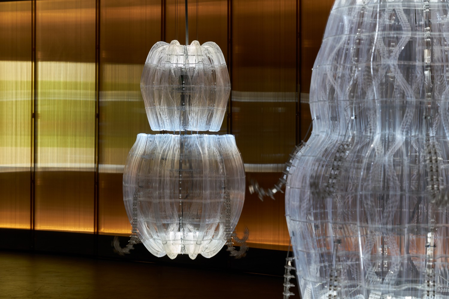 Installation view of 'Anicka Yi: There Exists Another Evolution, But In This One,' UCCA Center for Contemporary Art，2025. Photograph by...