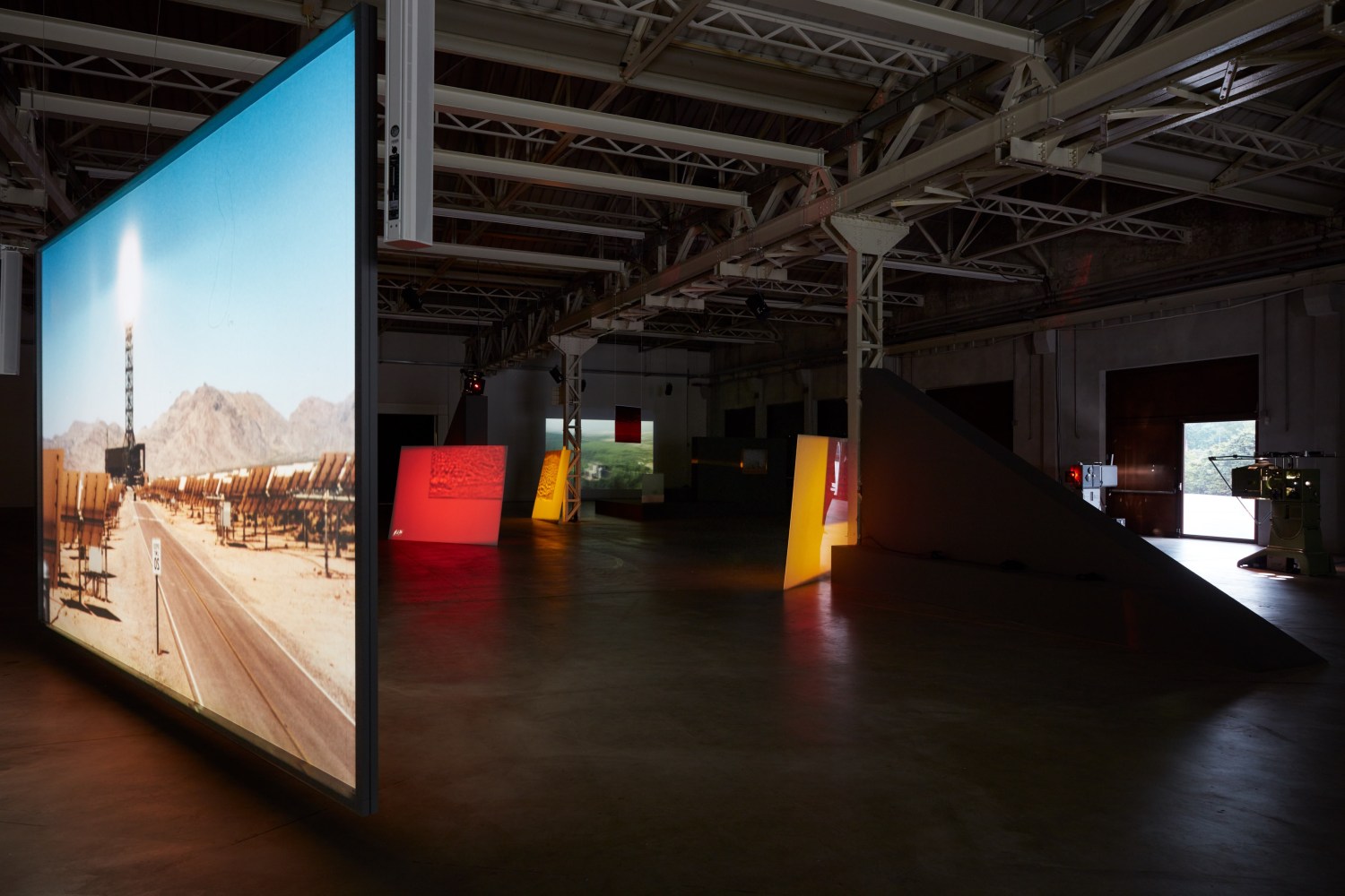Exhibition view: From Source to Poem to Rhythm to Reader, Pirelli HangarBicocca, Milan, 2017 © VG Bild-Kunst, Bonn, 2020 Photo...