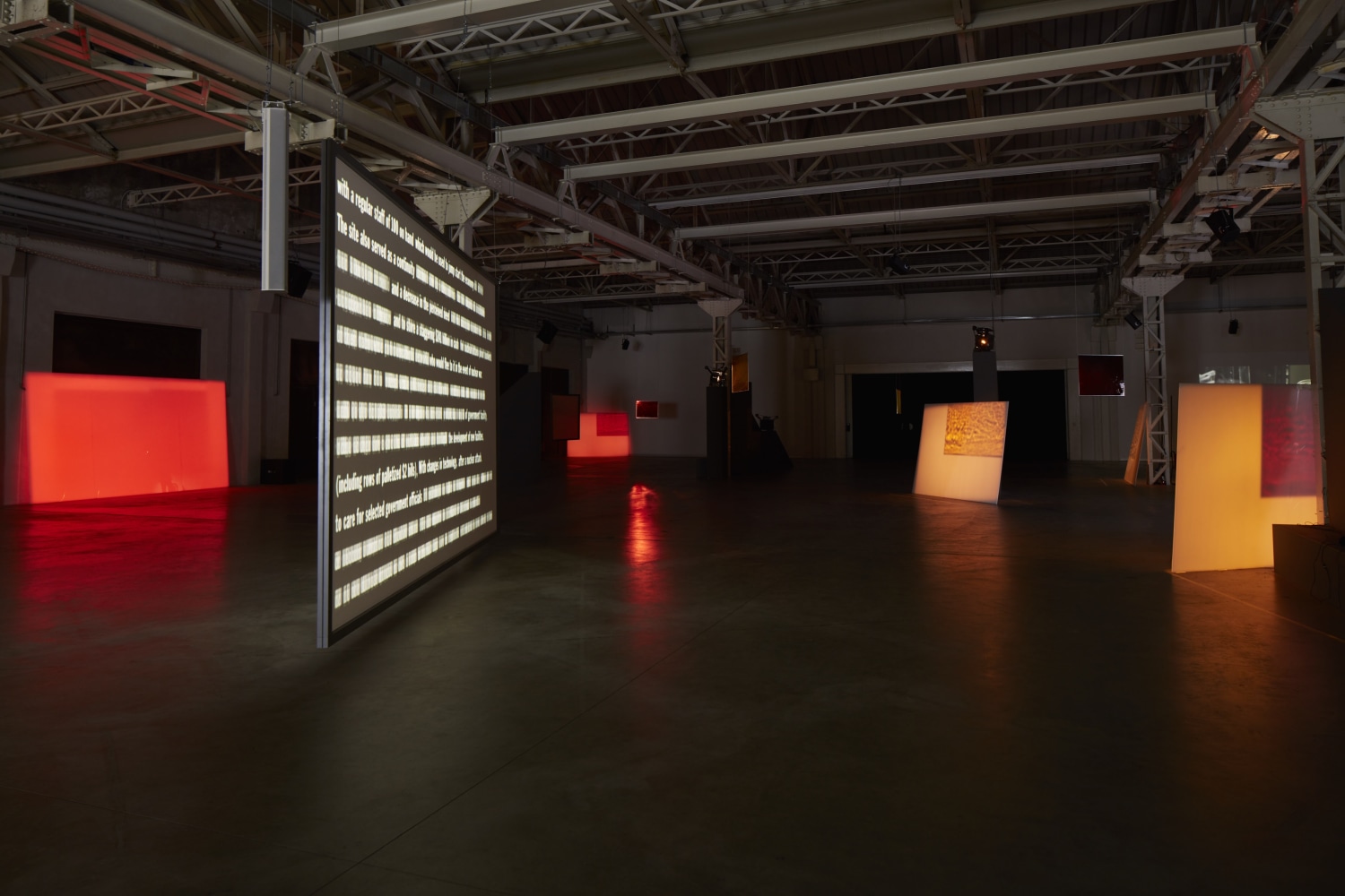 Exhibition view: From Source to Poem to Rhythm to Reader, Pirelli HangarBicocca, Milan, 2017 © VG Bild-Kunst, Bonn, 2020 Photo...