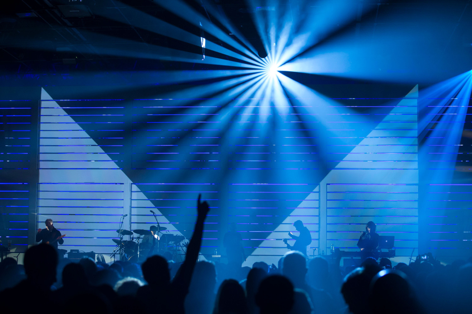 New Order + Liam Gillick: So It Goes.., Manchester International Festival, Manchester, 2017 Photo © Jon Super