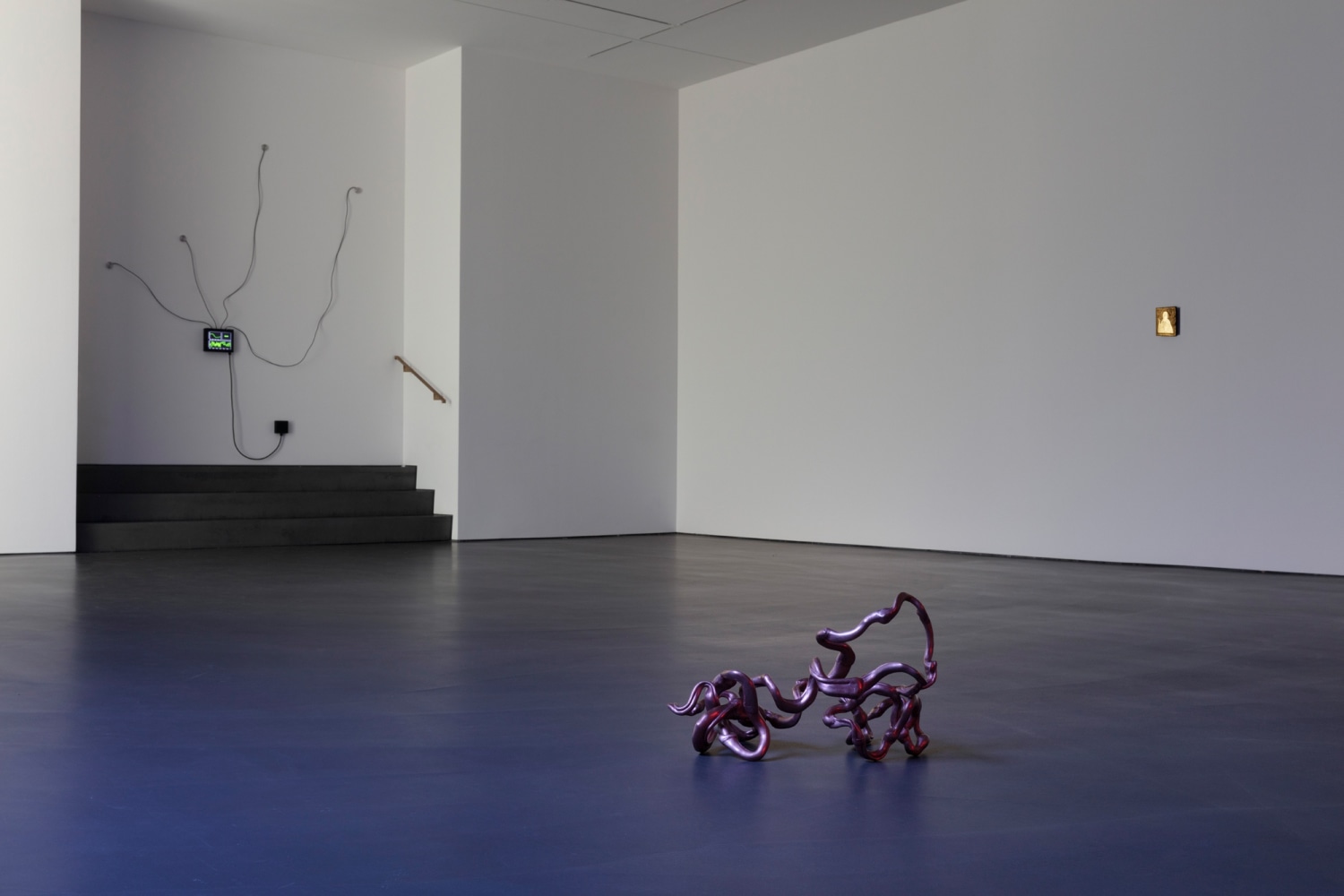Left: Etienne Chambaud, Fever (Harlequin Malaria), 2019. Middle: Etienne Chambaud, Three works from Necknot series presented together, 2020. Right: Etienne...