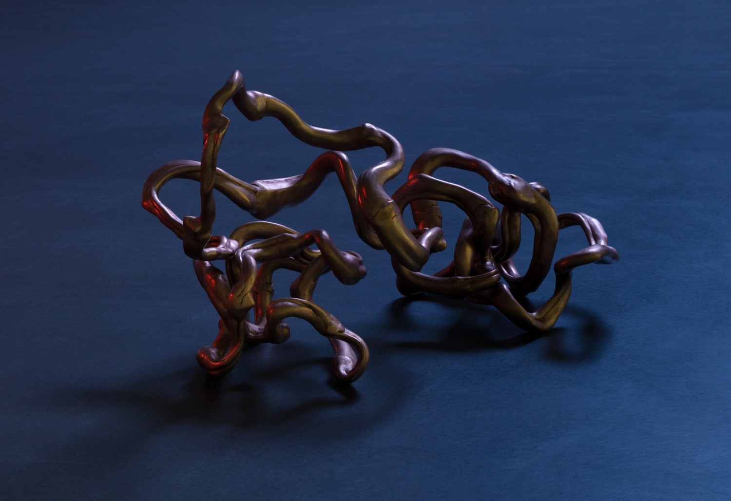 Etienne Chambaud, Three works from Necknot series presented together, 2020. Exhibition view: Inexistence, Esther Schipper, Berlin, 2021. Photo © Andrea...