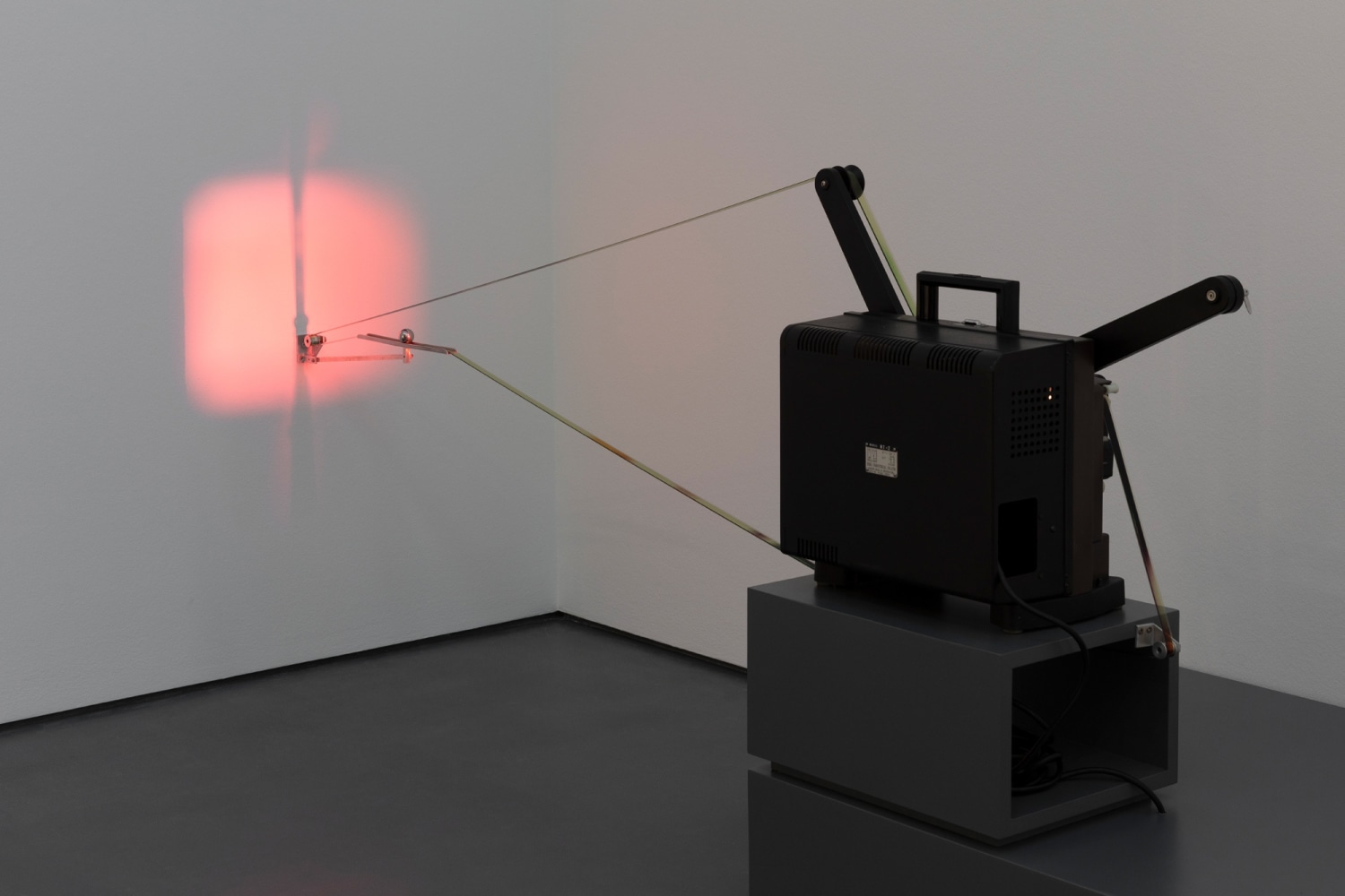 Rosa Barba, Invisible Act, 2010. Exhibition view: Fixed in Fleeting: Performative Objects and Tape Journals, Esther Schipper, Berlin, 2021. Photo...