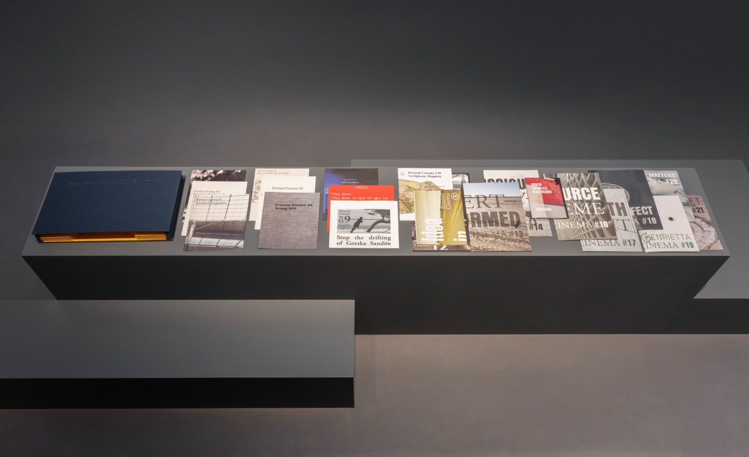 Rosa Barba, Printed Cinema, 2004- Exhibition view: Fixed in Fleeting: Performative Objects and Tape Journals, Esther Schipper, Berlin, 2021. Photo...