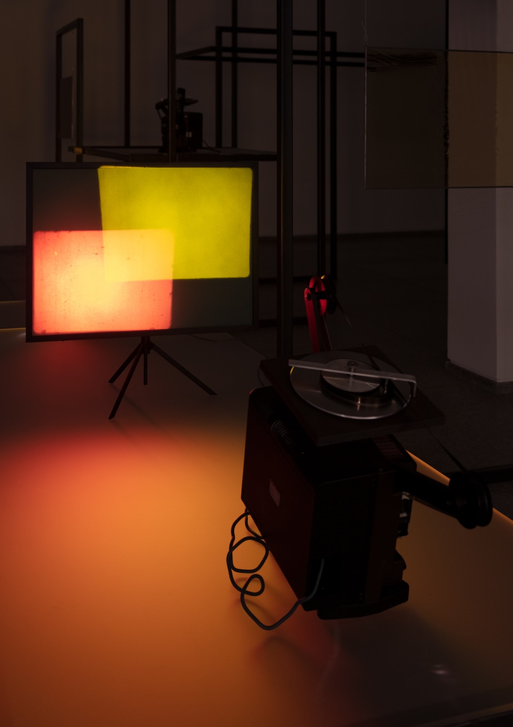 Rosa Barba Color Studies, 2013 2 x 16mm film projectors, 2 x 16mm films, screen Dimensions variable Duration of 16mm...