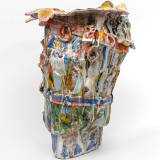 Despina Stokou Experiencing Totality, 2024 Ceramic vessel with high fire glaze, 19 x 15 in. (48.3 x 38.1 cm)