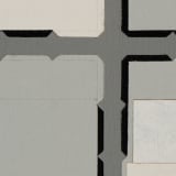 Ralph Iwamoto Study Steps #12, 1977 Acrylic on cotton, 9 1/2 x 14 1/2 in. (24.1 x 36.8 cm)