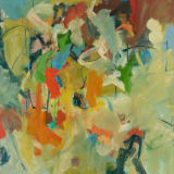 Chloë Lamb A Clearing, 2024 Oil on linen canvas, 40 x 35 in. (101.6 x 88.9 cm)