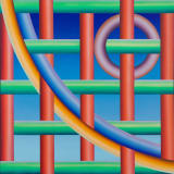 Roger Williams Untitled, 1974 Acrylic on canvas, 40 1/2 x 40 1/2 in. (102.9 x 102.9 cm)