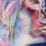 Katie Hector Malibu Mist, 2023 Bleach and dye on canvas, 40 x 30 in. (101.6 x 76.2 cm)