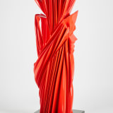Pablo Atchugarry Untitled, 2024 Enameled bronze, 40 1/8 x 8 1/4 x 13 3/8 in. (102 x 21 x 34...