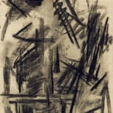 Michael (Corinne) West Viet Poème, 1964 Charcoal on paper, 19 x 12 5/8 in (48.3 x 32.1 cm)