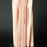 Pablo Atchugarry Untitled, 2025 Pink Portugal marble, 20 1/8 x 14 x 8 7/8 in. (51 x 35.5 x 22.5...