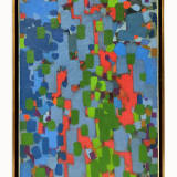 Carl Robert Holty, Abstraction in Blue, Green and Red, 1948