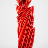 Pablo Atchugarry Untitled, 2024 Enameled bronze, 40 1/8 x 8 1/4 x 13 3/8 in. (102 x 21 x 34...