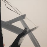 Toko Shinoda Sound, circa 1971 Ink on paperboard, 22 x 22 in. (55.9 x 55.9 cm)