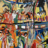 Despina Stokou Noland, 2024 Oil and mixed media collage on canvas, 72 x 36 in. (182.9 x 91.4 cm)