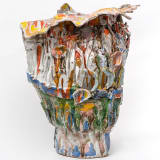 Despina Stokou Experiencing Totality, 2024 Ceramic vessel with high fire glaze, 19 x 15 in. (48.3 x 38.1 cm)