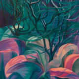 Rachel MacFarlane Squall Lines, 2024 Oil on canvas, 72 x 60 in. (182.9 x 152.4 cm)