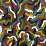 Sol LeWitt Squiggly Brushstrokes, 1997 Gouache on paper, 30 x 22 3/4 in. (76.2 x 57.8 cm)