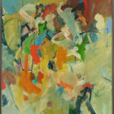 Chloë Lamb A Clearing, 2024 Oil on linen canvas, 40 x 35 in. (101.6 x 88.9 cm)