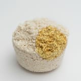 Hayoon Jay Lee Breath I and II, 2010 Rice, 23K gold, and gold leaf, 9 3/4 x 9 3/4 x...