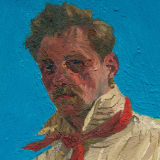 Samuel Guy Privateer, 2025 Oil on panel, 13 1/4 x 9 1/4 x 1 3/4 in. (33.7 x 23.5 x...