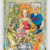 Audrey Flack Madonna della Candeletta (Someone in Brooklyn Loves Me), 2021–22 Acrylic and mixed media on canvas, 40 x 30...