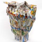 Despina Stokou Experiencing Totality, 2024 Ceramic vessel with high fire glaze, 19 x 15 in. (48.3 x 38.1 cm)