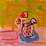 Chloë Lamb Spotty pot, 2018 Oil on linen canvas, 20 x 20 inches
