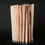 Pablo Atchugarry Untitled, 2025 Pink Portugal marble, 20 1/8 x 14 x 8 7/8 in. (51 x 35.5 x 22.5...