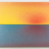 John Knuth Bright Morning Light, 2021 Acrylic/Flyspeck on canvas, 48 x 60 inches (121.9 x 152.4 cm) (diptych)