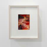 Rachel MacFarlane Maquette for 'Lava River Rolling', 2024 Paper collage, 8 x 6 1/4 x 3 1/2 in. (20.3 x...